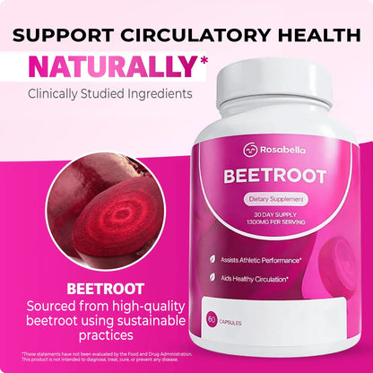 Beetroot 1300mg – Healthy Blood Flow & Circulation Support*