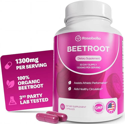 Beetroot 1300mg – Healthy Blood Flow & Circulation Support*